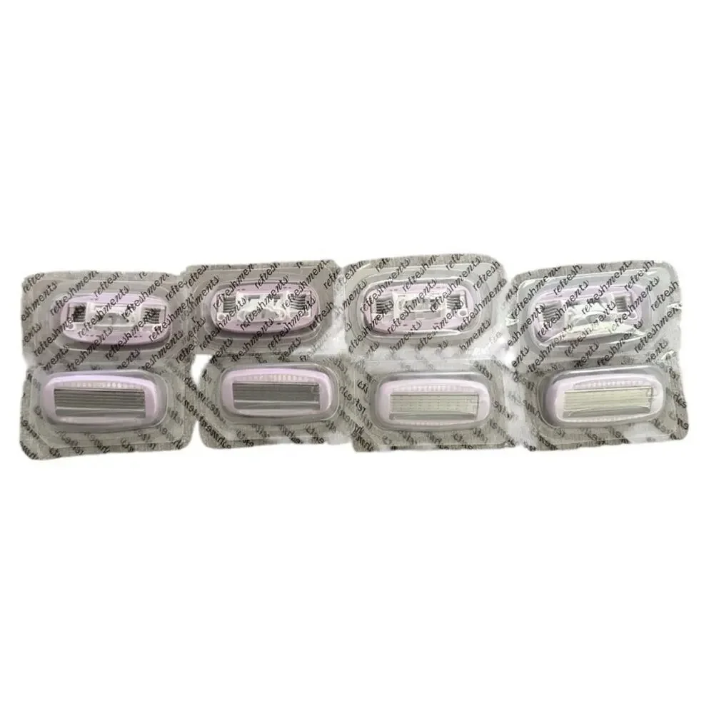 New Ipsy Refreshments 5 Blade Razor Catridge Refills Lot of 8 Sealed